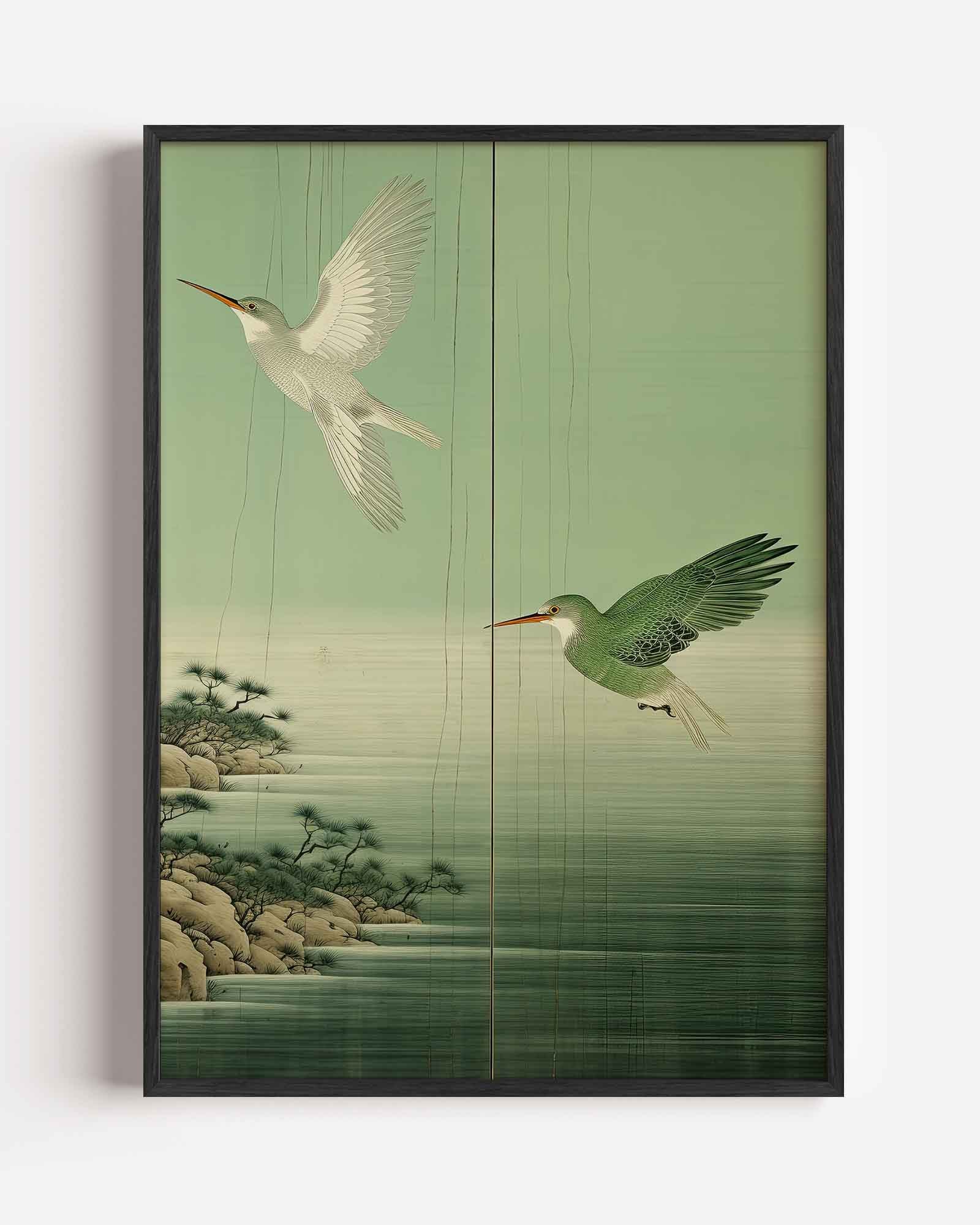 Vliegende vogels Poster