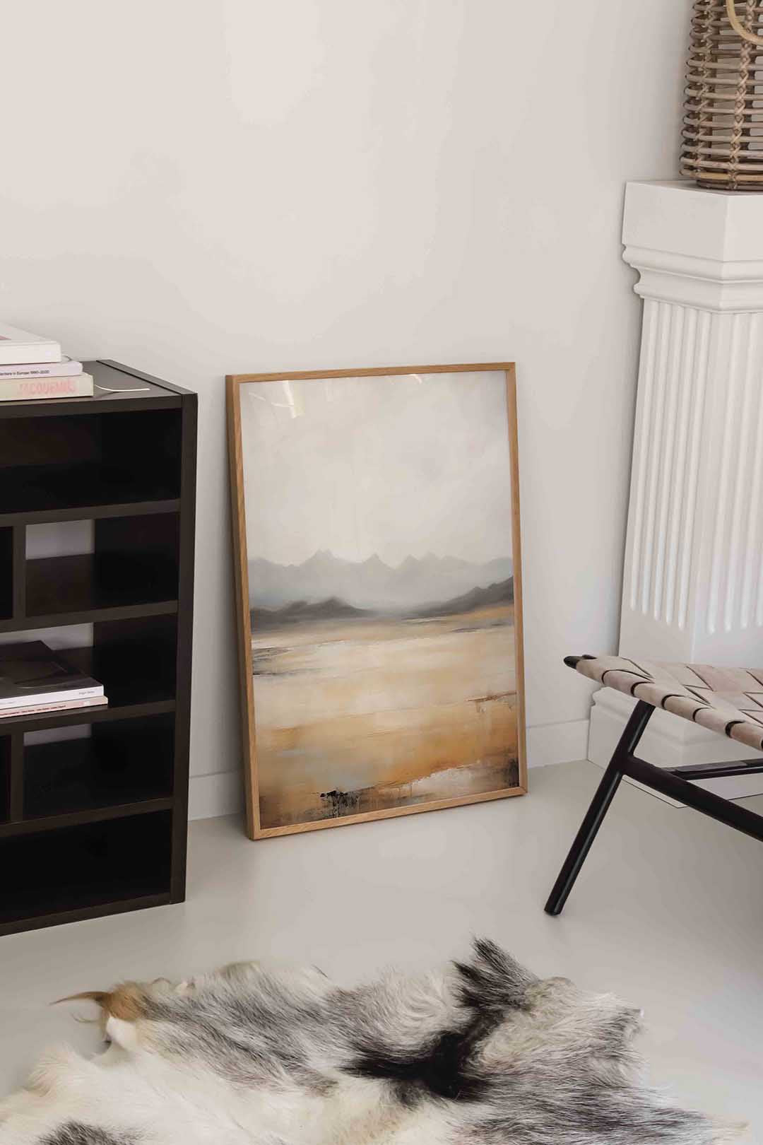 Landschap met bergen Poster
