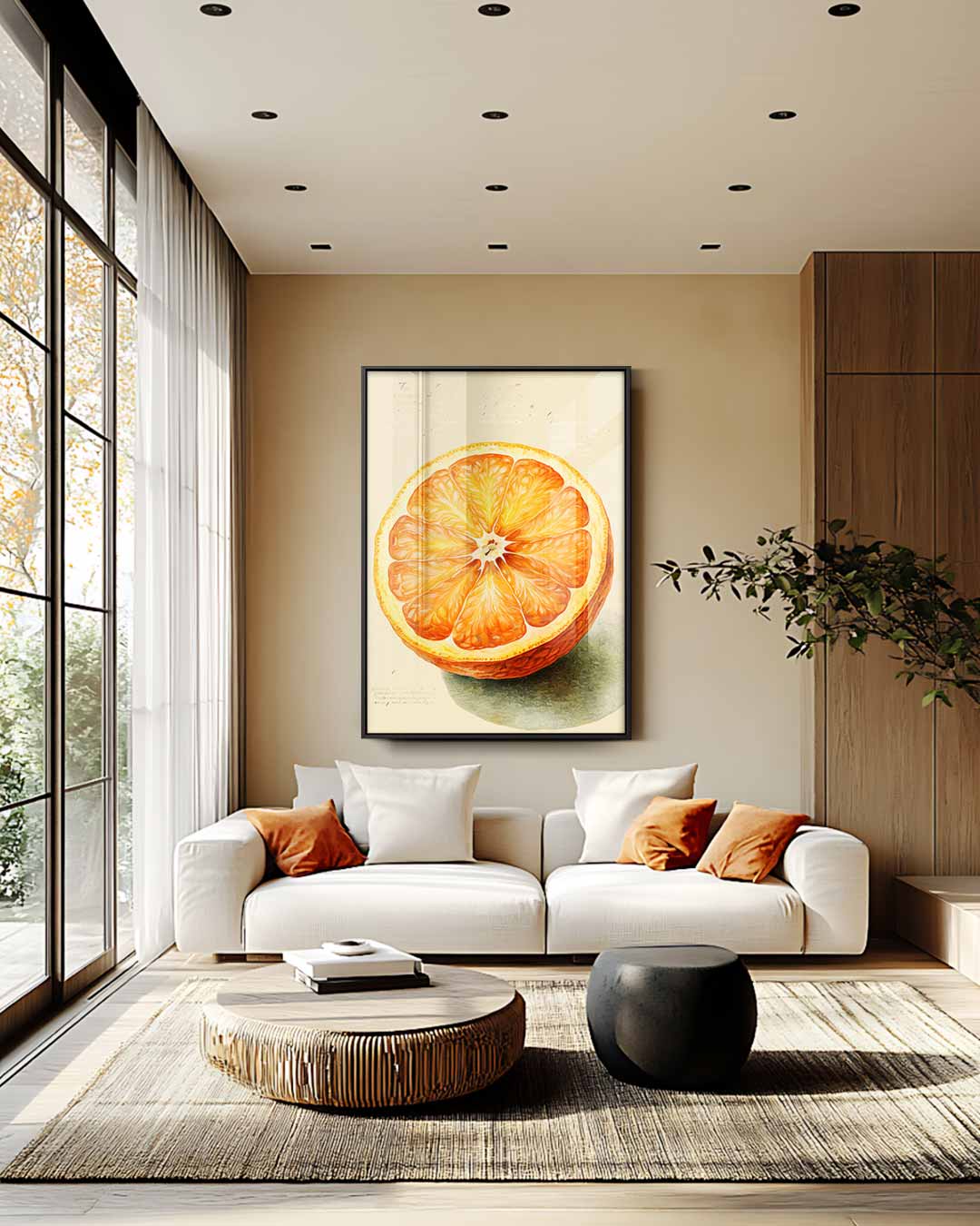 Citrusgenot Poster Kunstwerk-canvas-dibond-plexiglas-wanddecoratie-WallArtistic