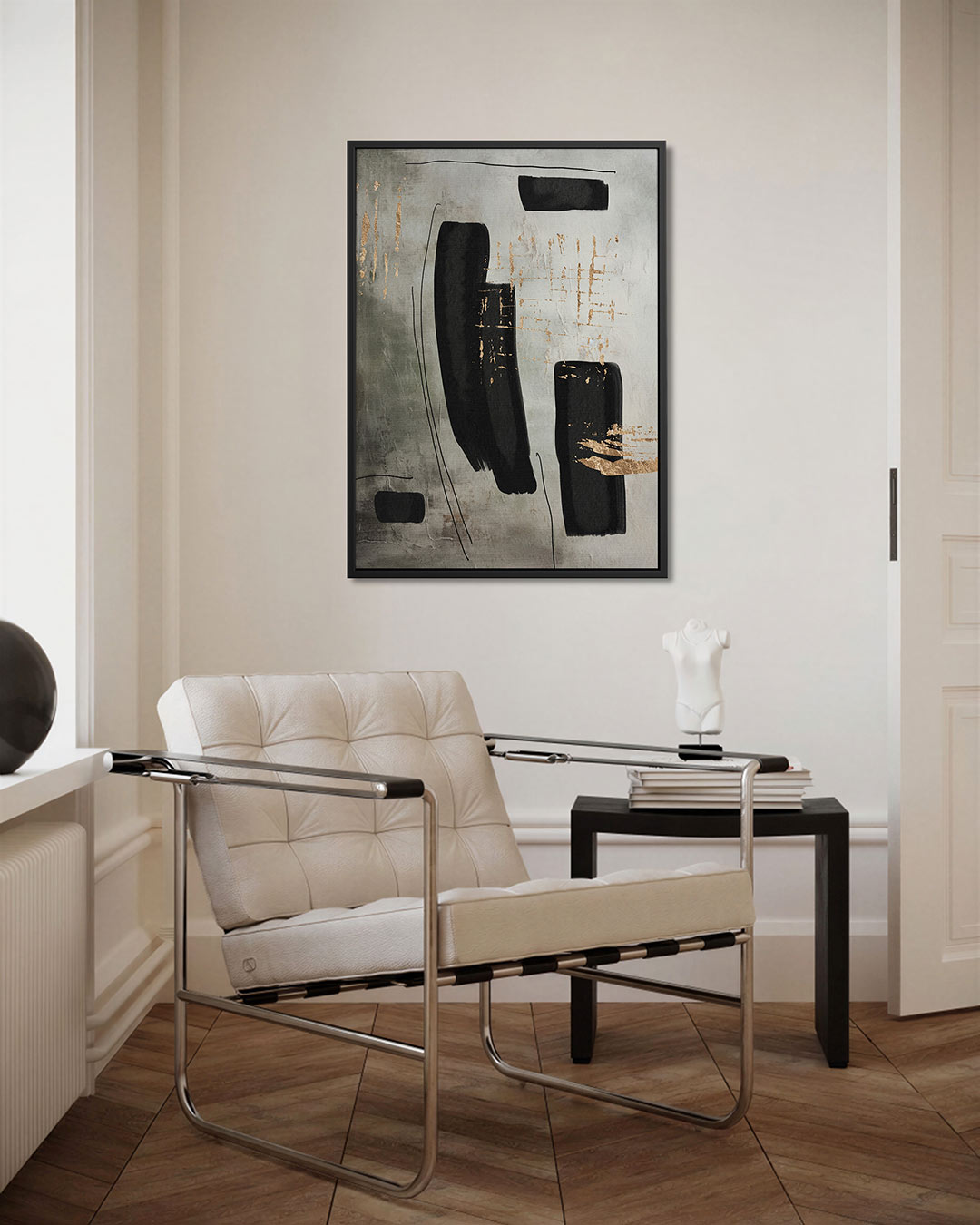 Gelaagde borstels Kunstwerk
