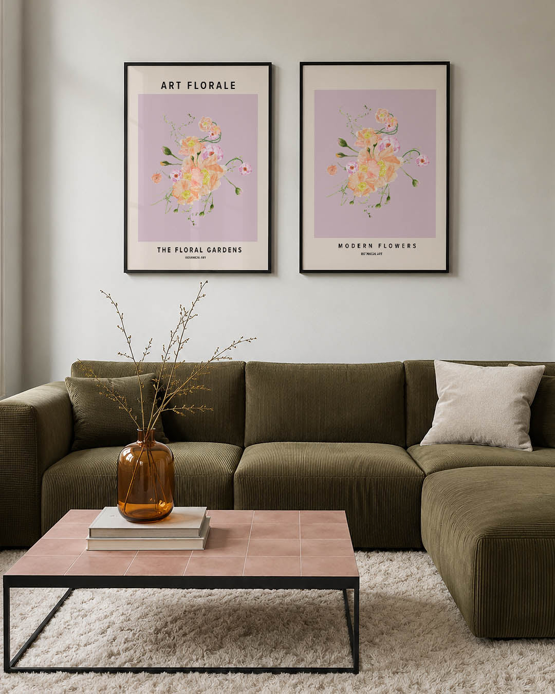 Bloemrijke harmonie Posterset