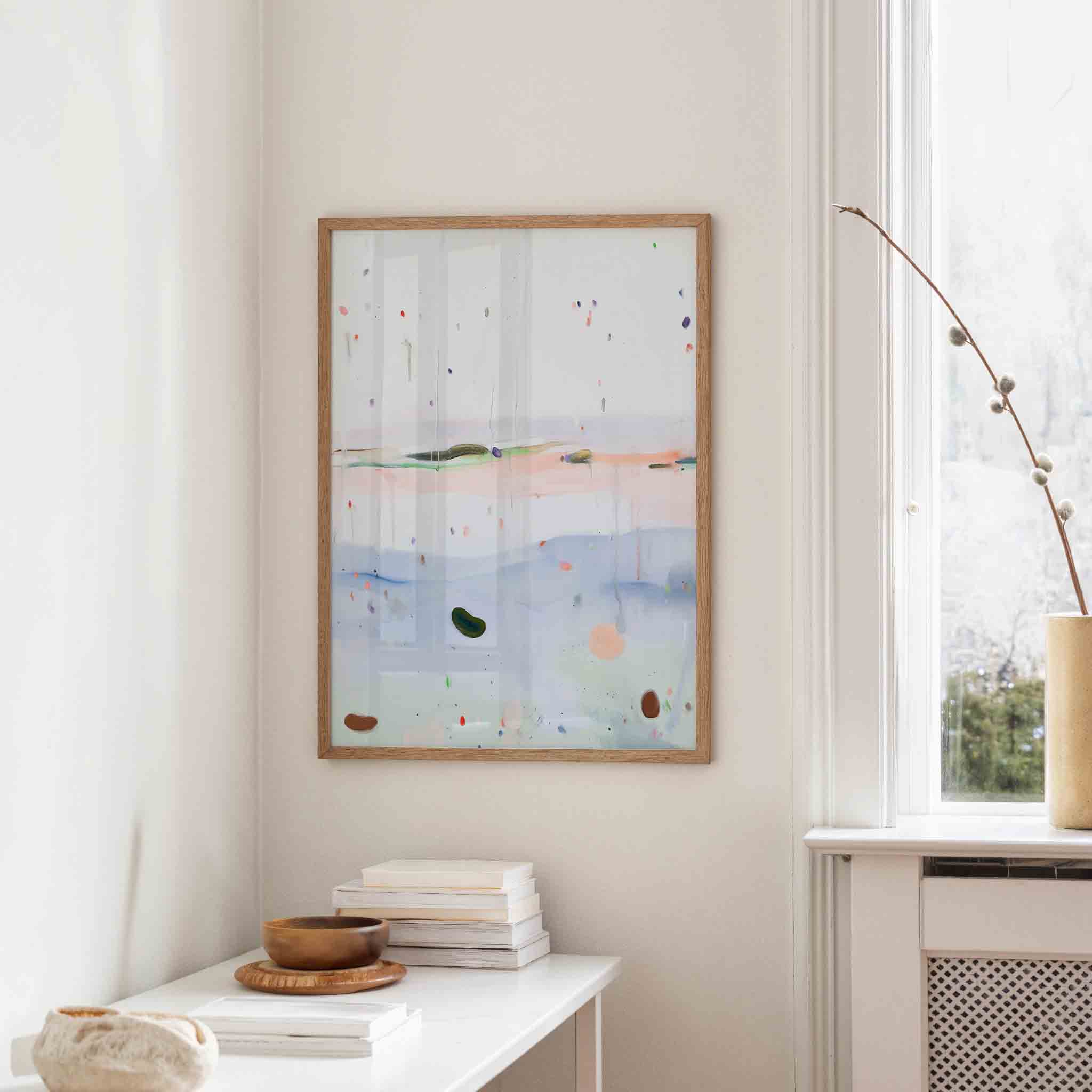 Abstracte vormen en kleuren Poster