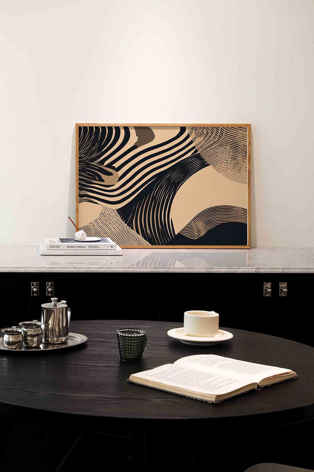 Abstracte lijnen Poster
