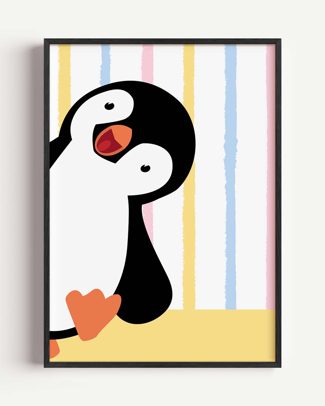 Vrolijke Pinguïn Poster-WallArtistic