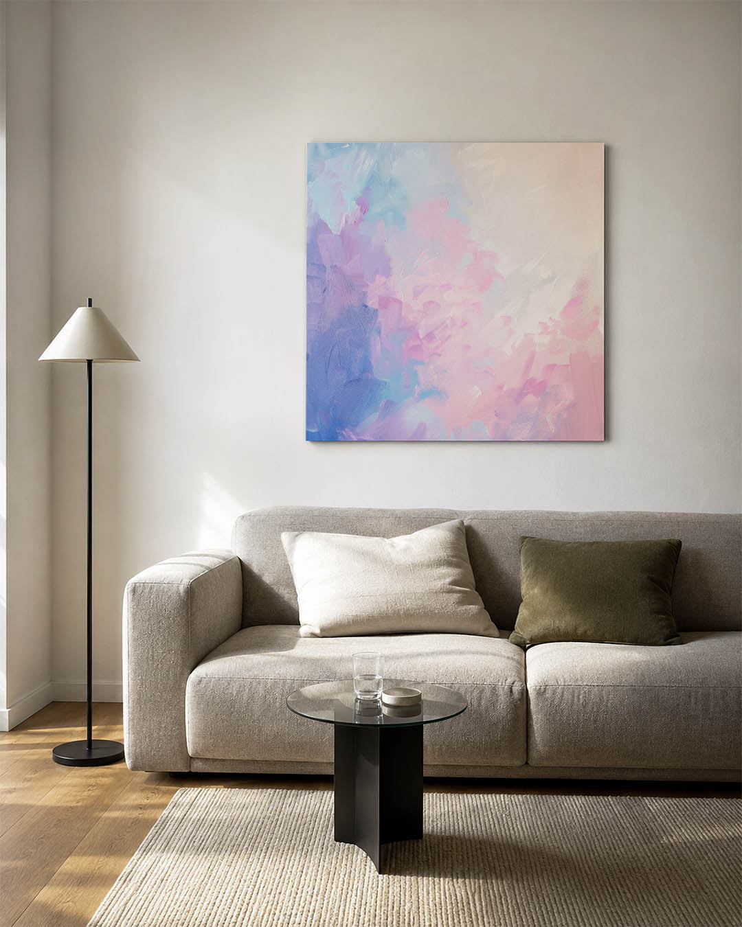 Kleurrijke droomvlucht Kunstwerk