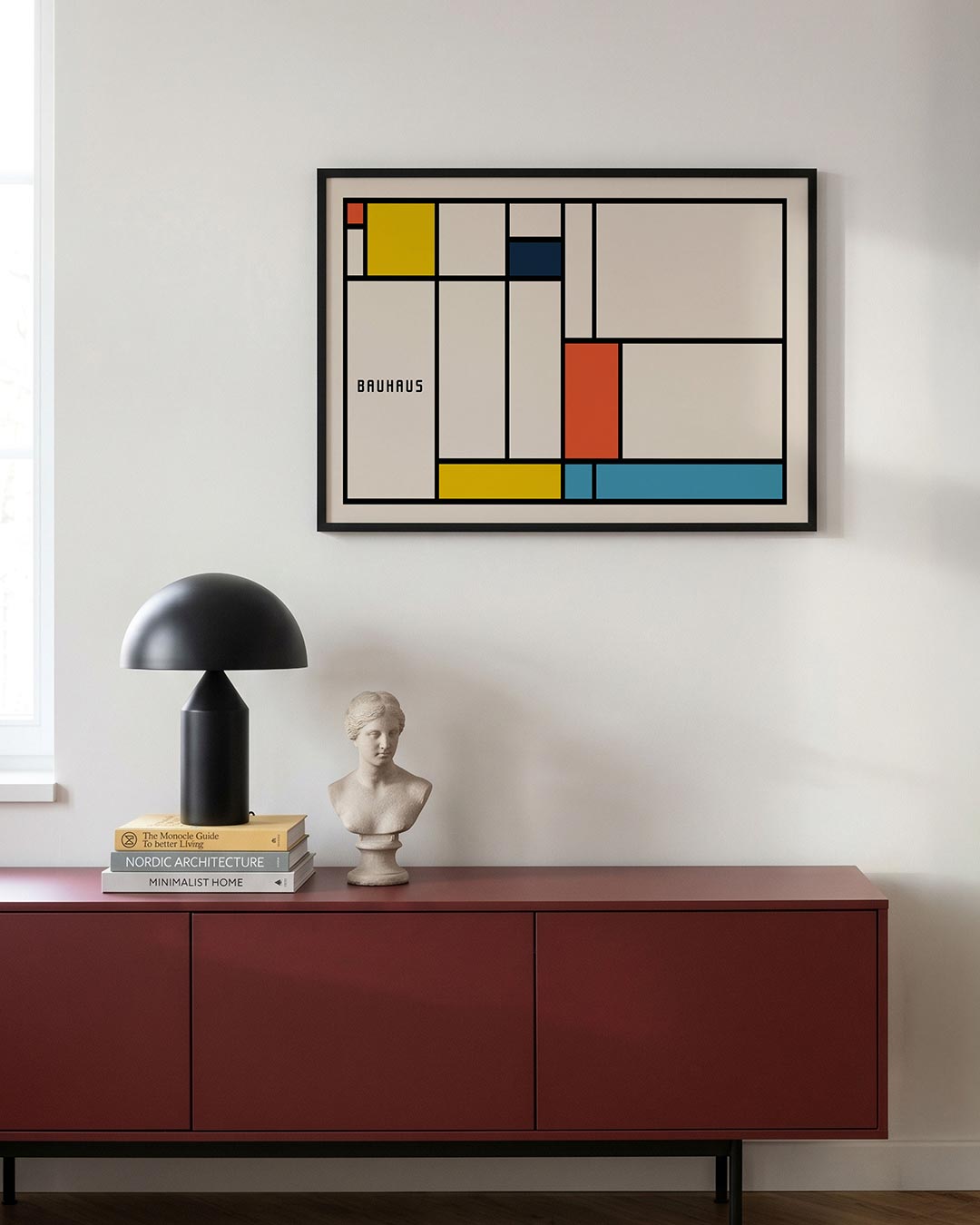 Vlakverdeling en kleur Poster
