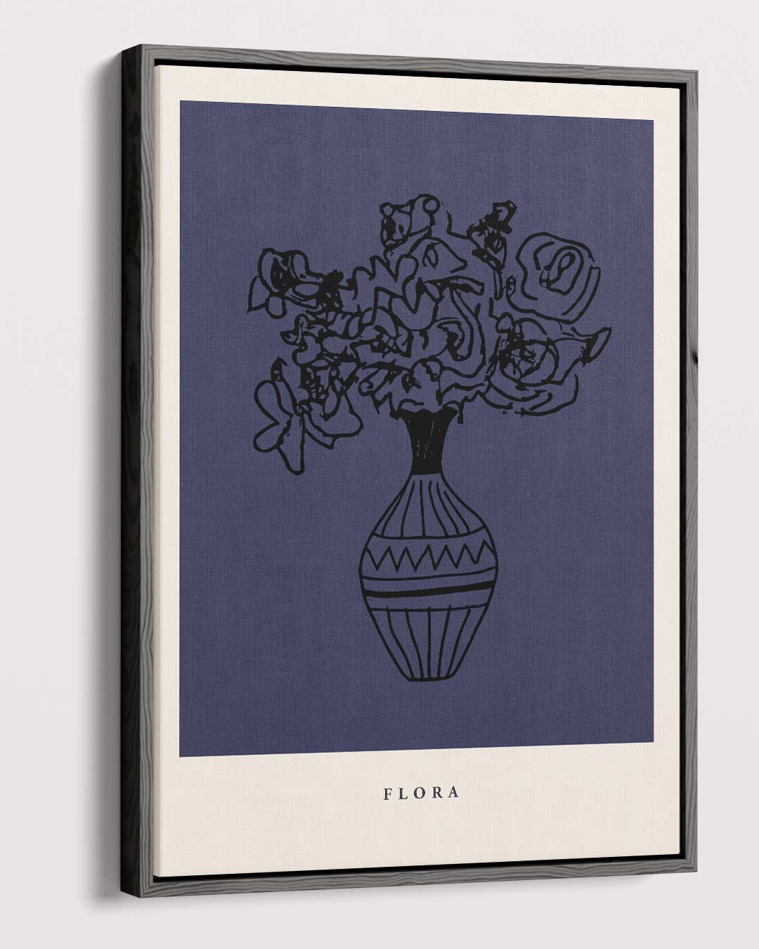 Abstracte Bloemenvazen Print Kunstwerk-canvas-dibond-plexiglas-wanddecoratie-WallArtistic