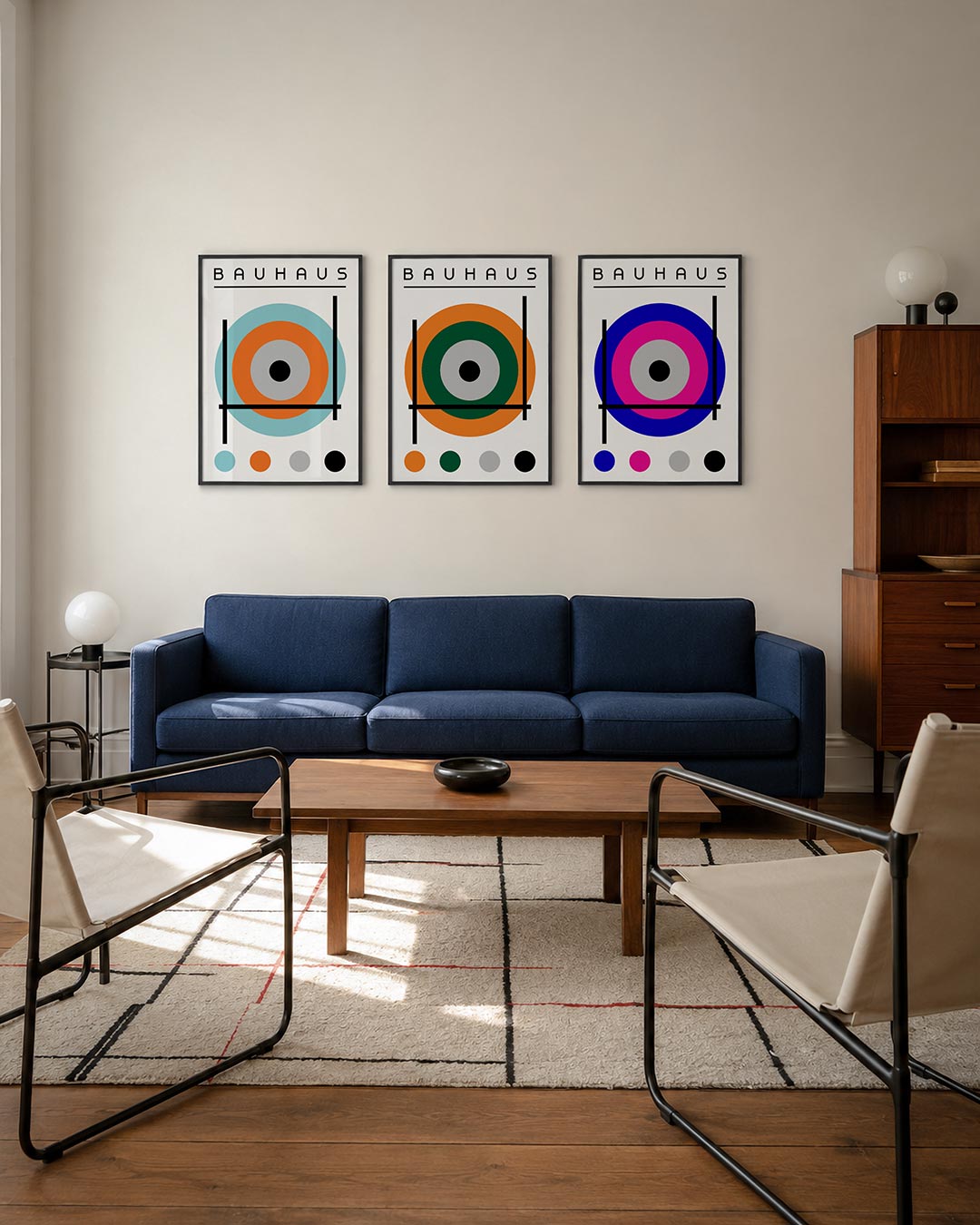 Cirkel en lijnenspel Posterset