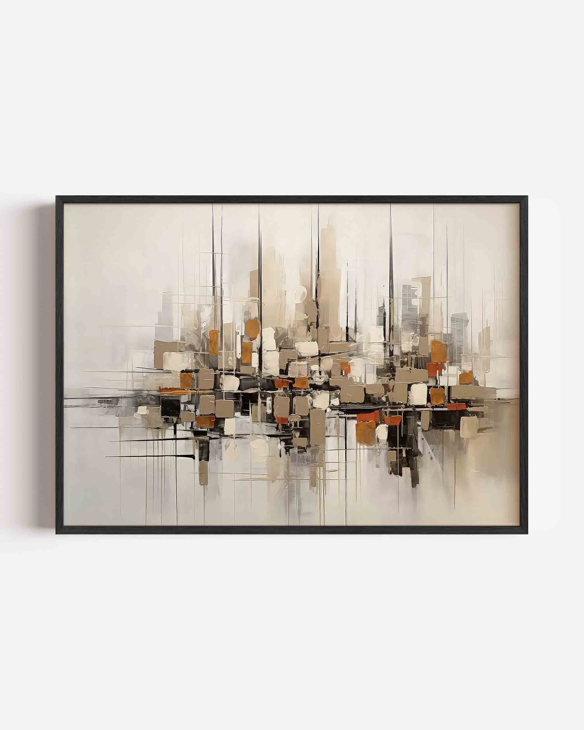 Abstracte vormen Poster