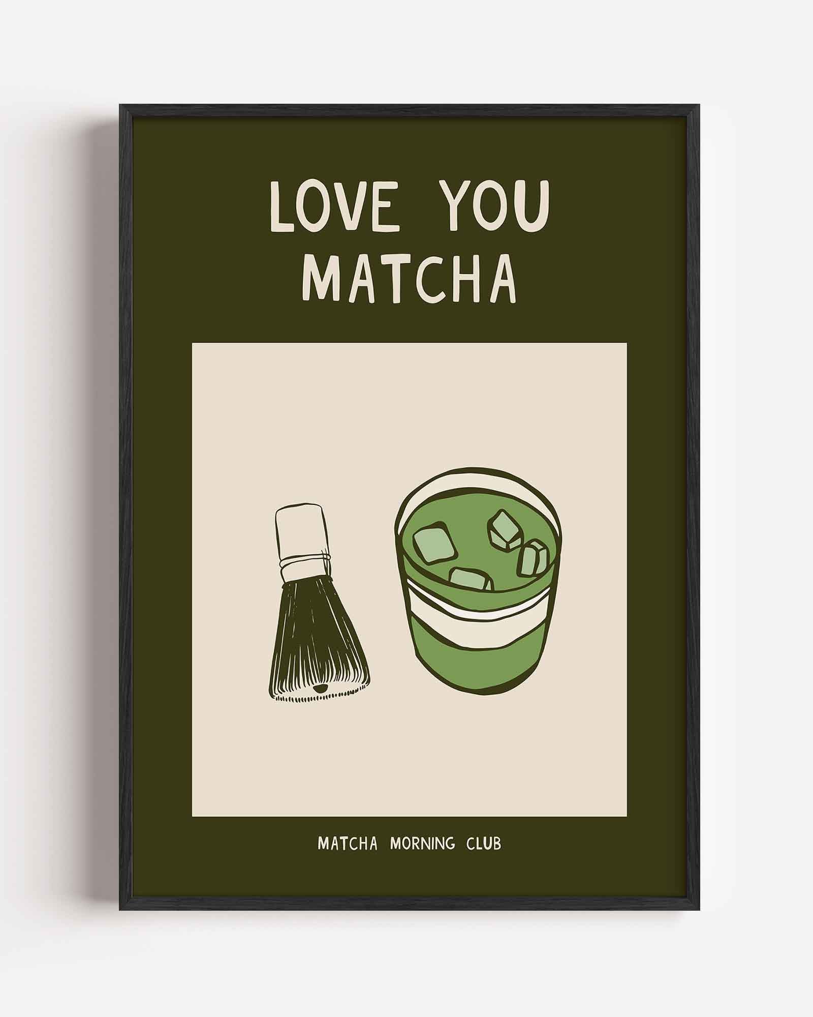 Matcha en klopper Poster