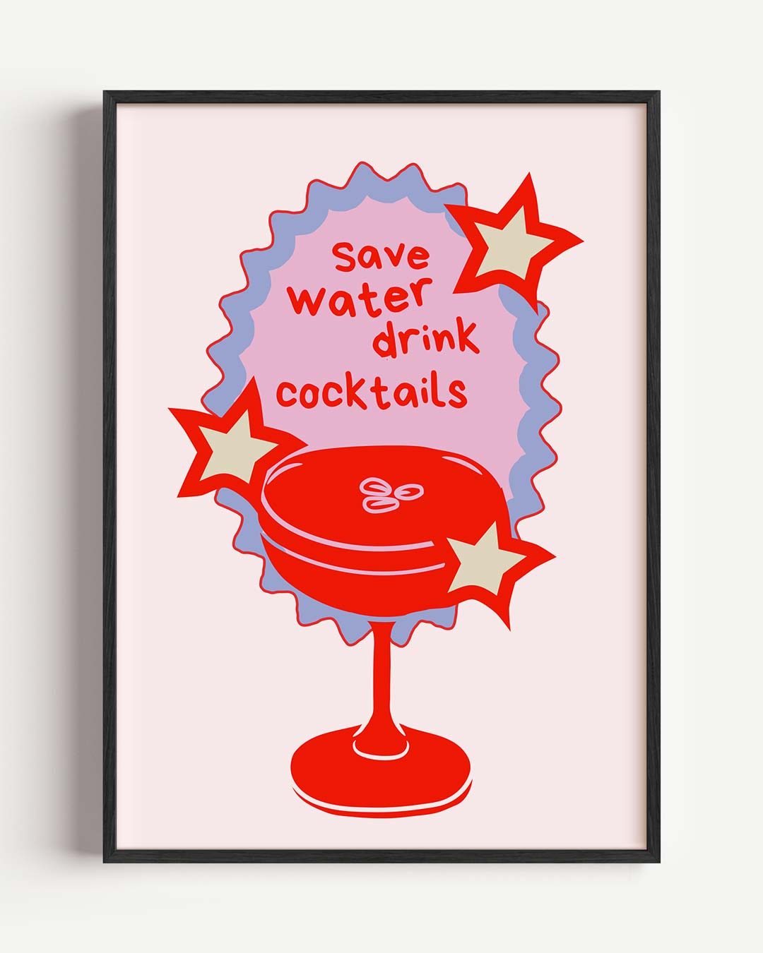 Cocktailtijd Plezierspread Poster-WallArtistic