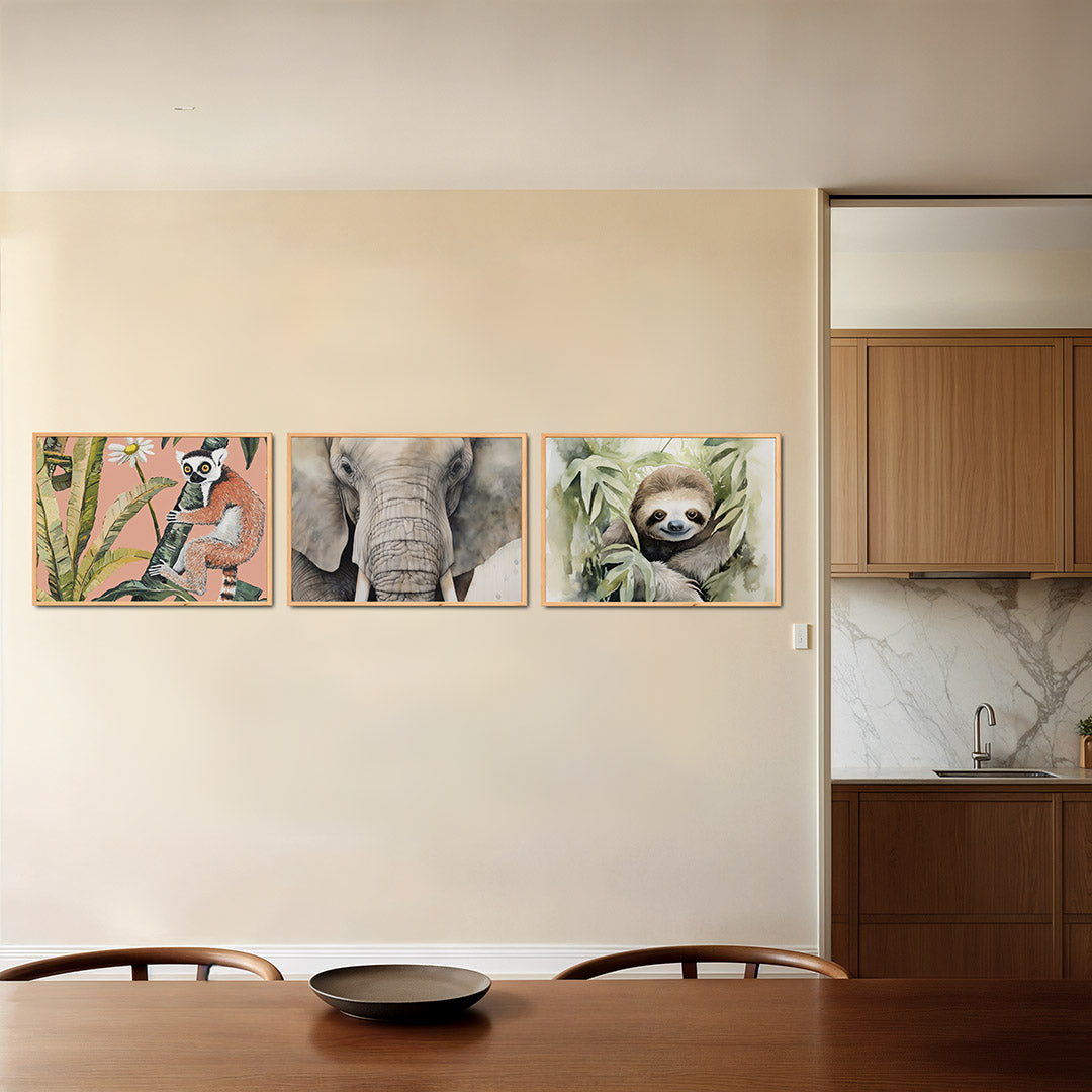Jungle vreugde Posterset