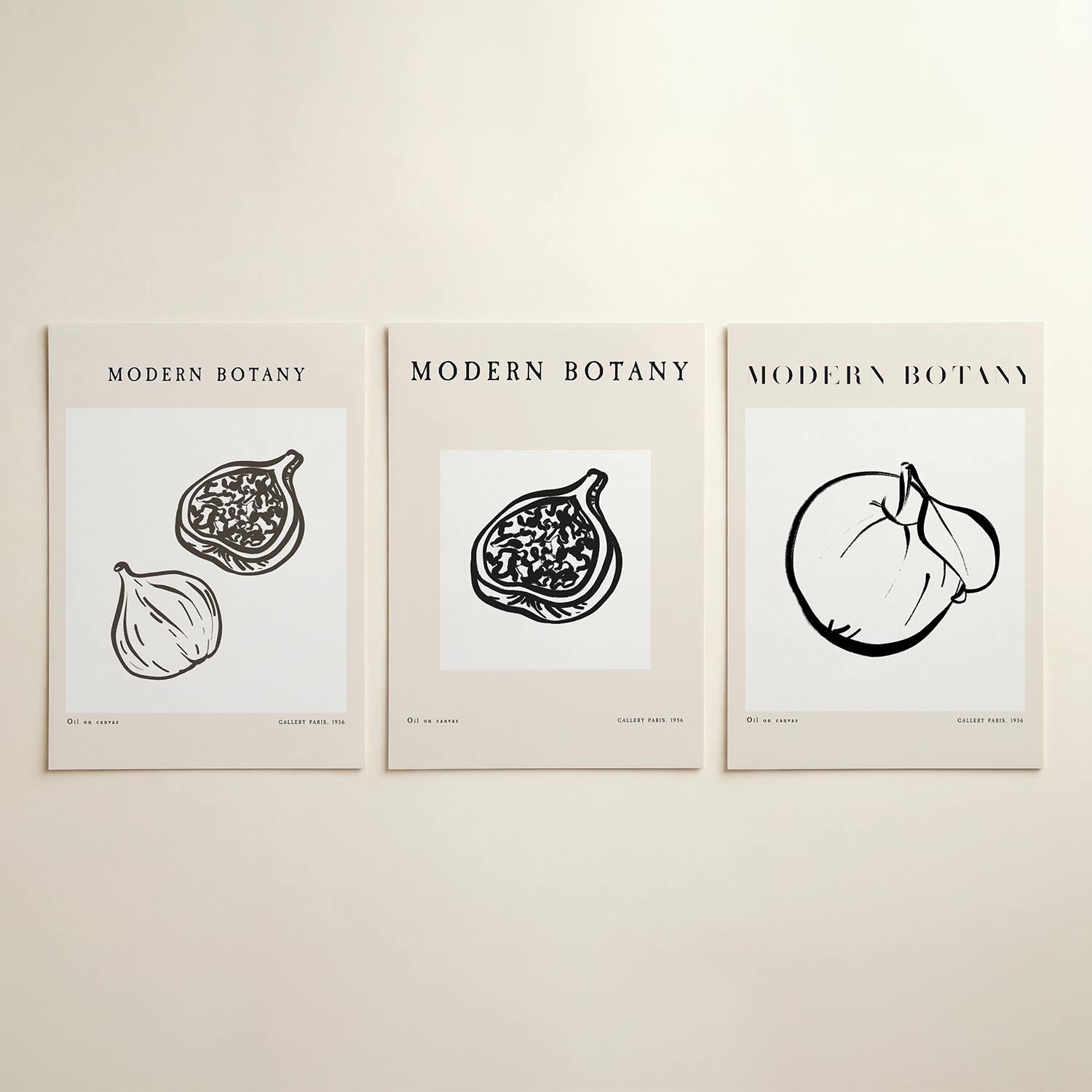Botanische eenvoud Posterset