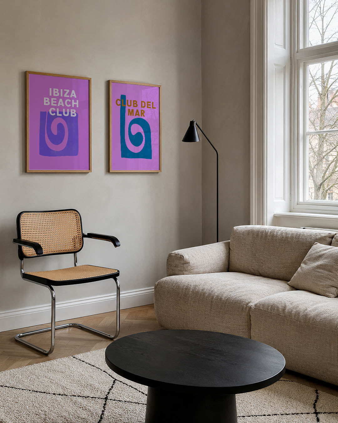 Kleurrijke vormen Posterset