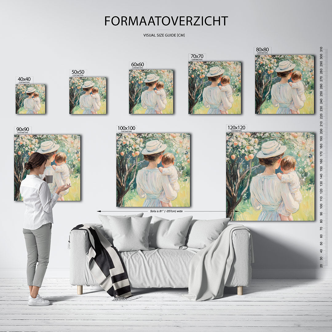 Moeder en kind Kunstwerk