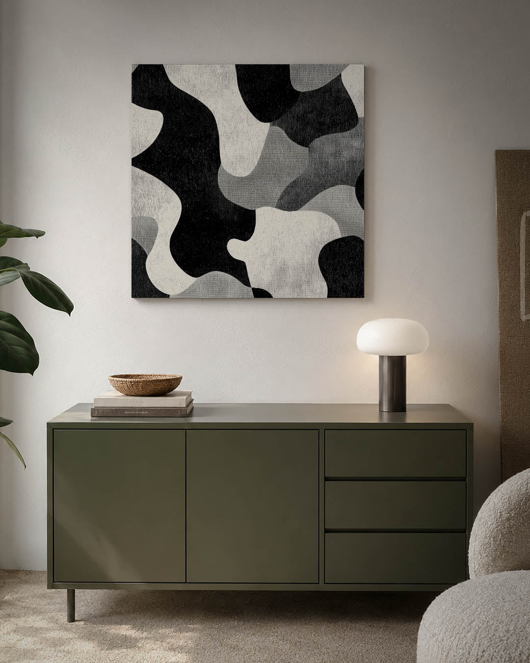 Organische vormen Kunstwerk
