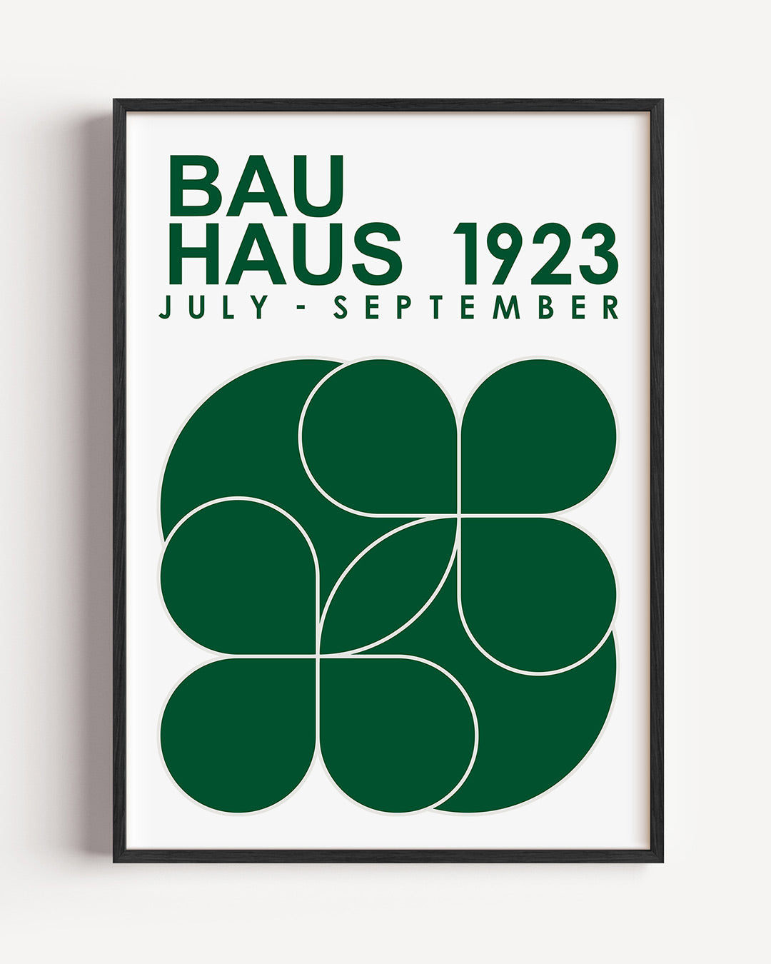Vorm en lijnenspel Poster