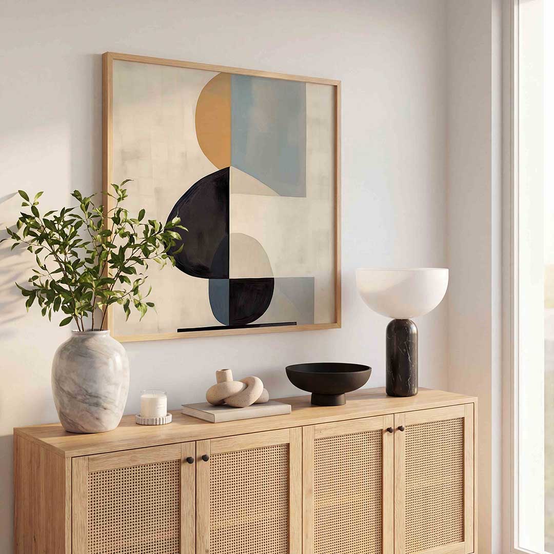 Abstracte vormen Poster