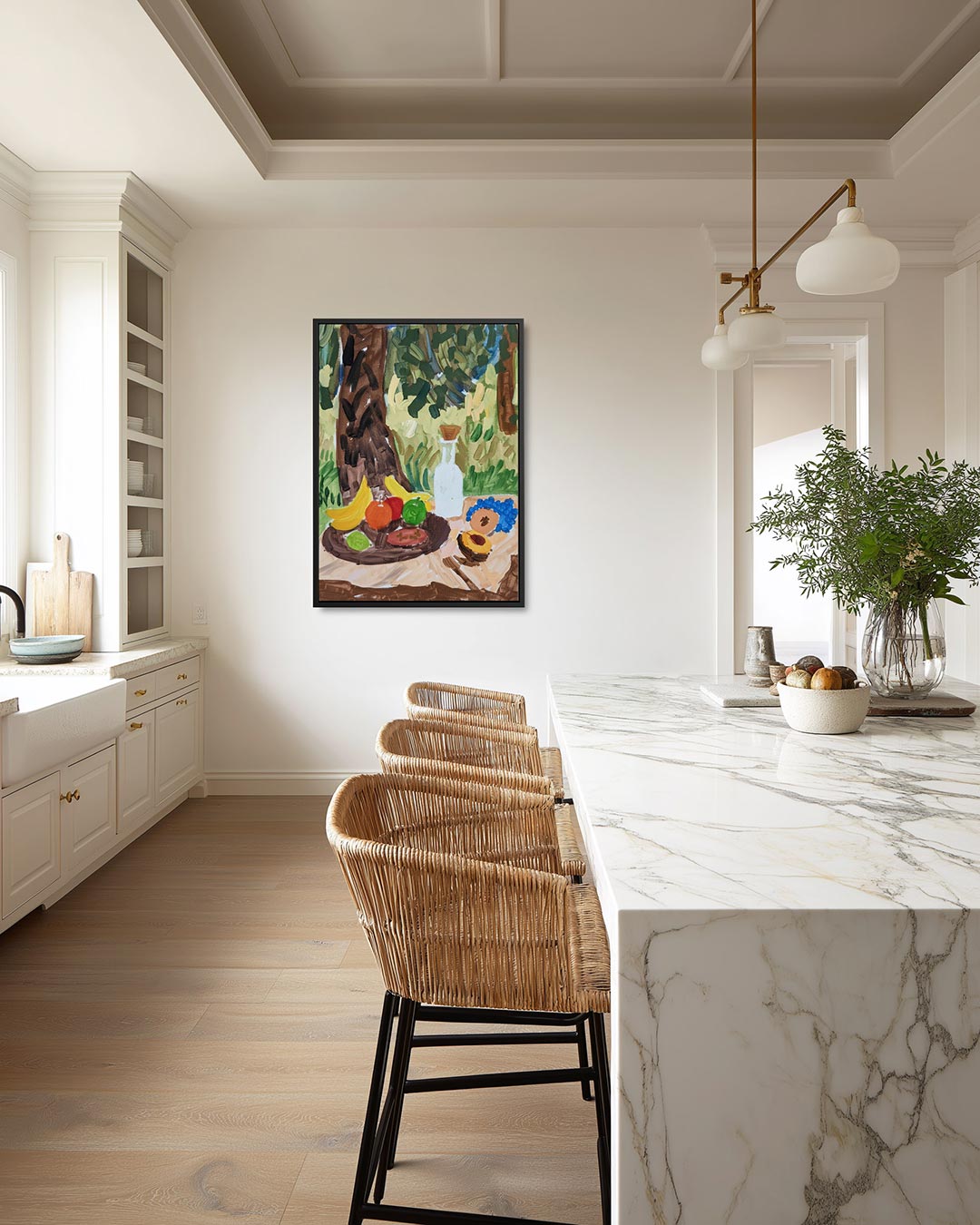 Levendige compositie Kunstwerk