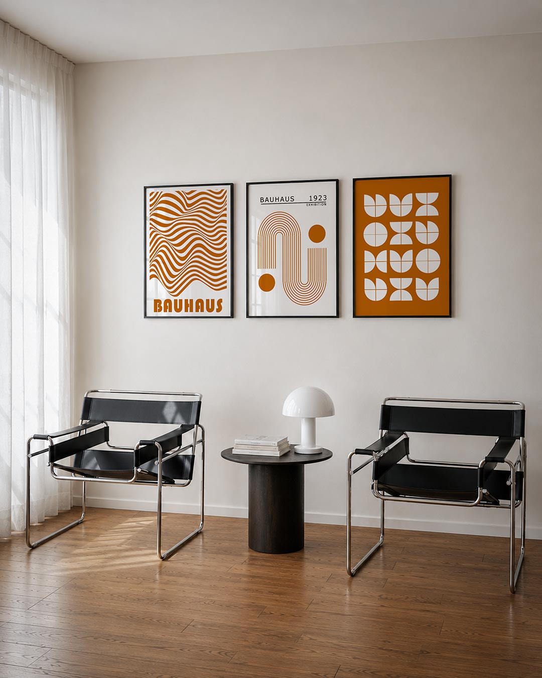 Golvend lijnenspel Posterset