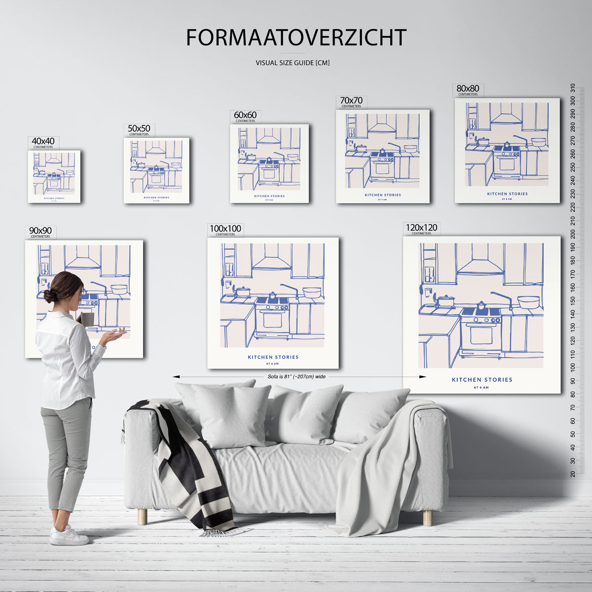 Keuken schets Poster