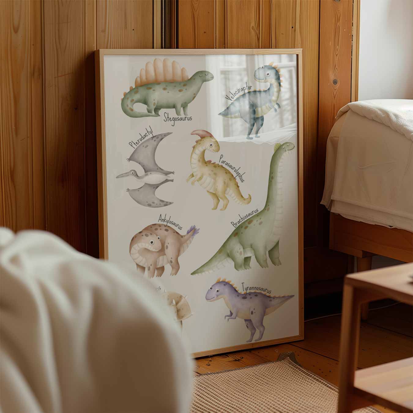Dino Avontuur Kinderposter-WallArtistic