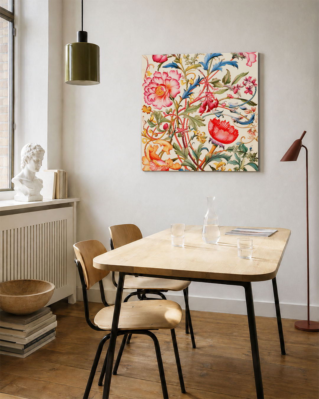 Bloemrijke fantasie Kunstwerk