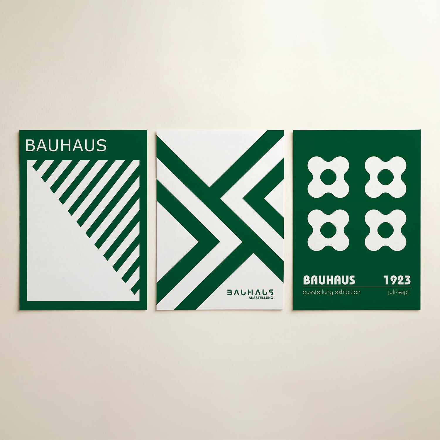Diagonal strepen Posterset