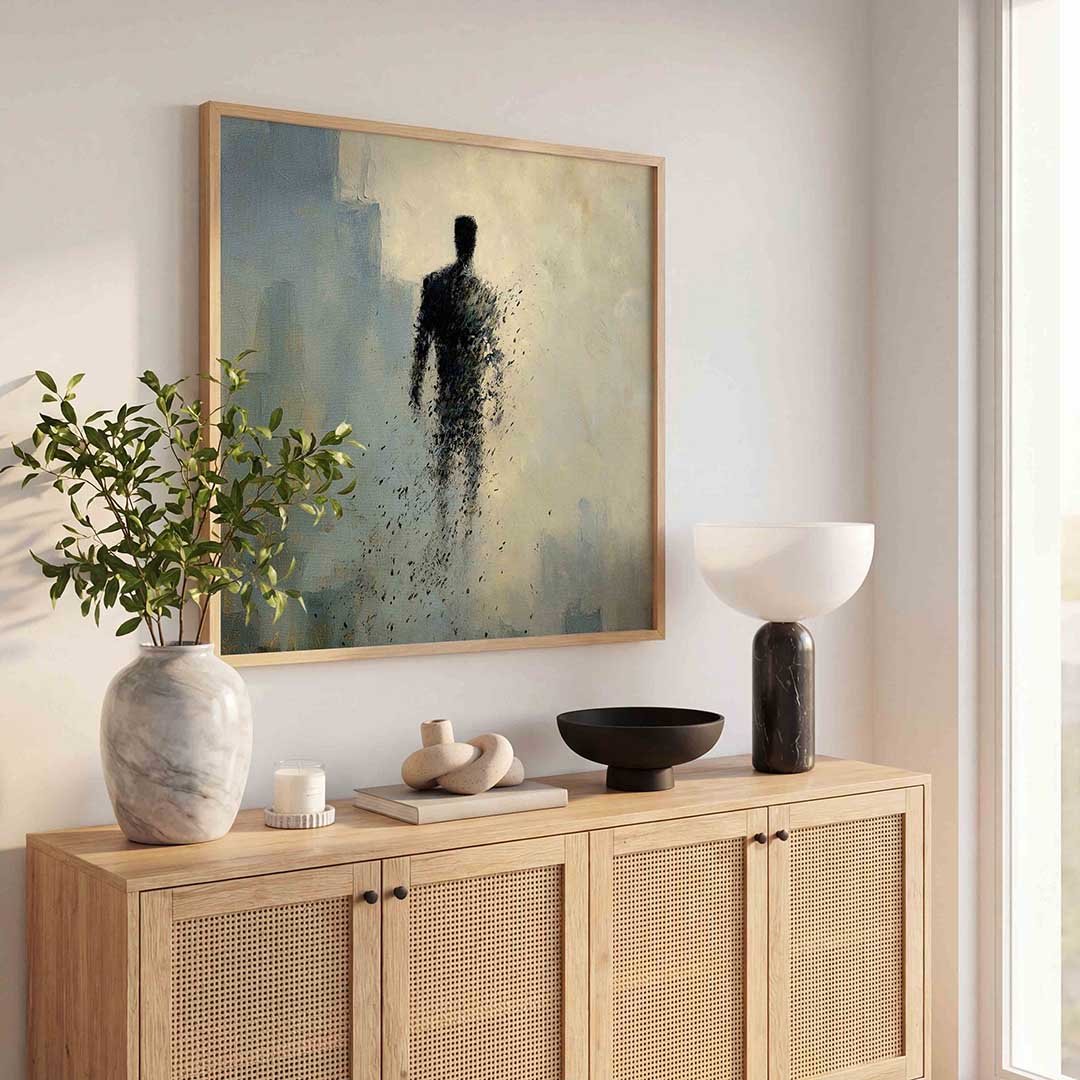 Vervagende figuur Poster