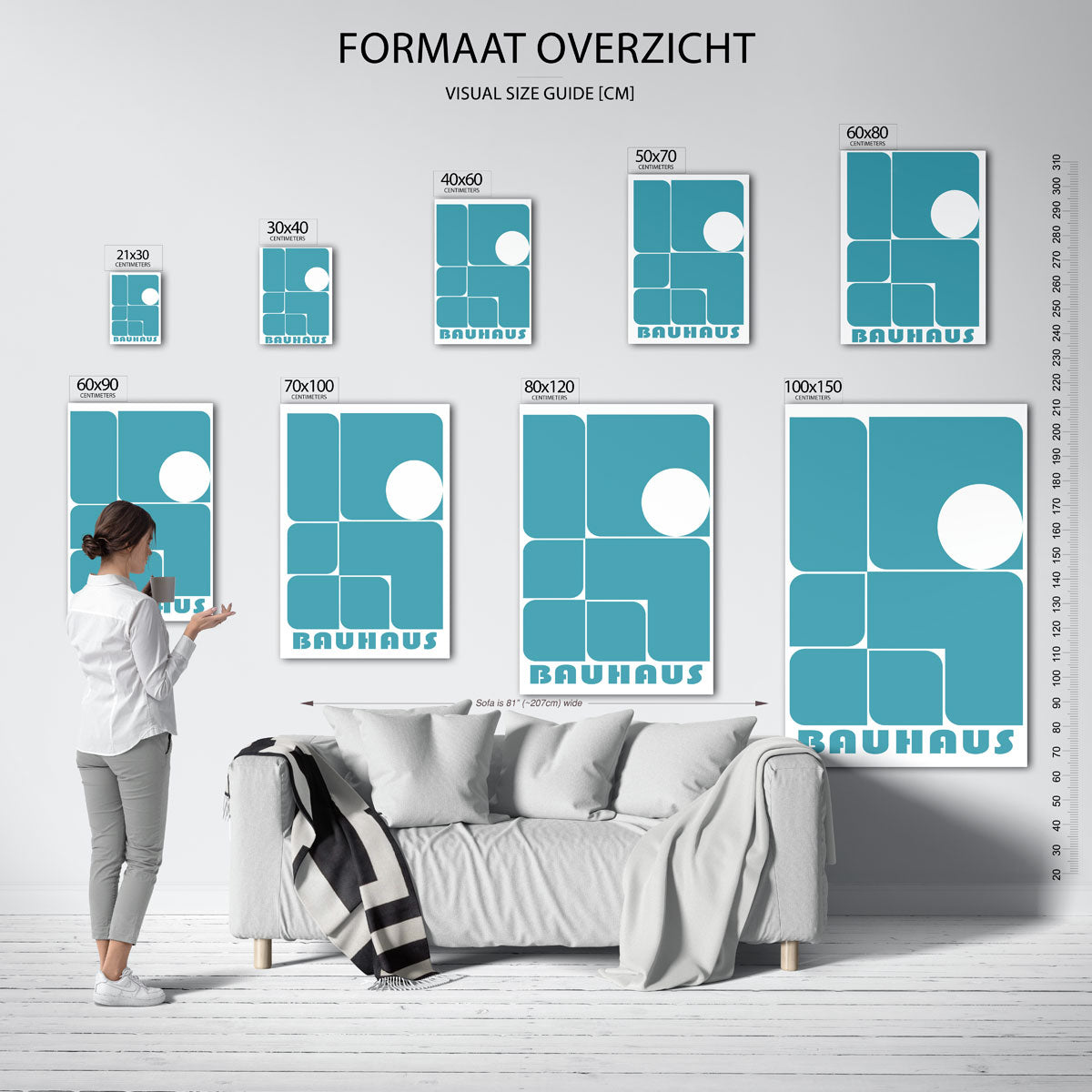 Vormen en vlakken Poster
