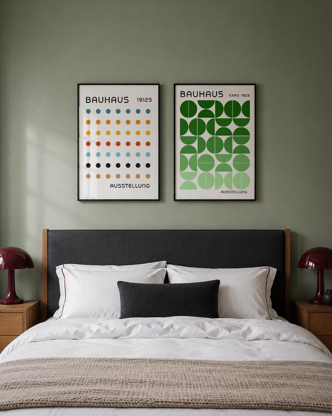 Kleurige cirkelritmes Posterset