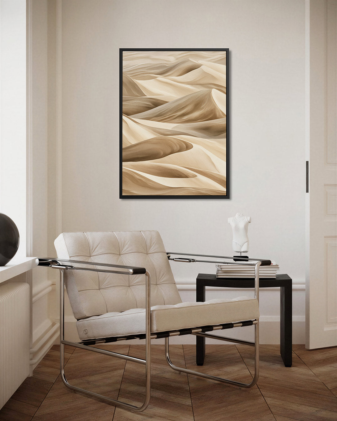 Golvende zandduinen Kunstwerk