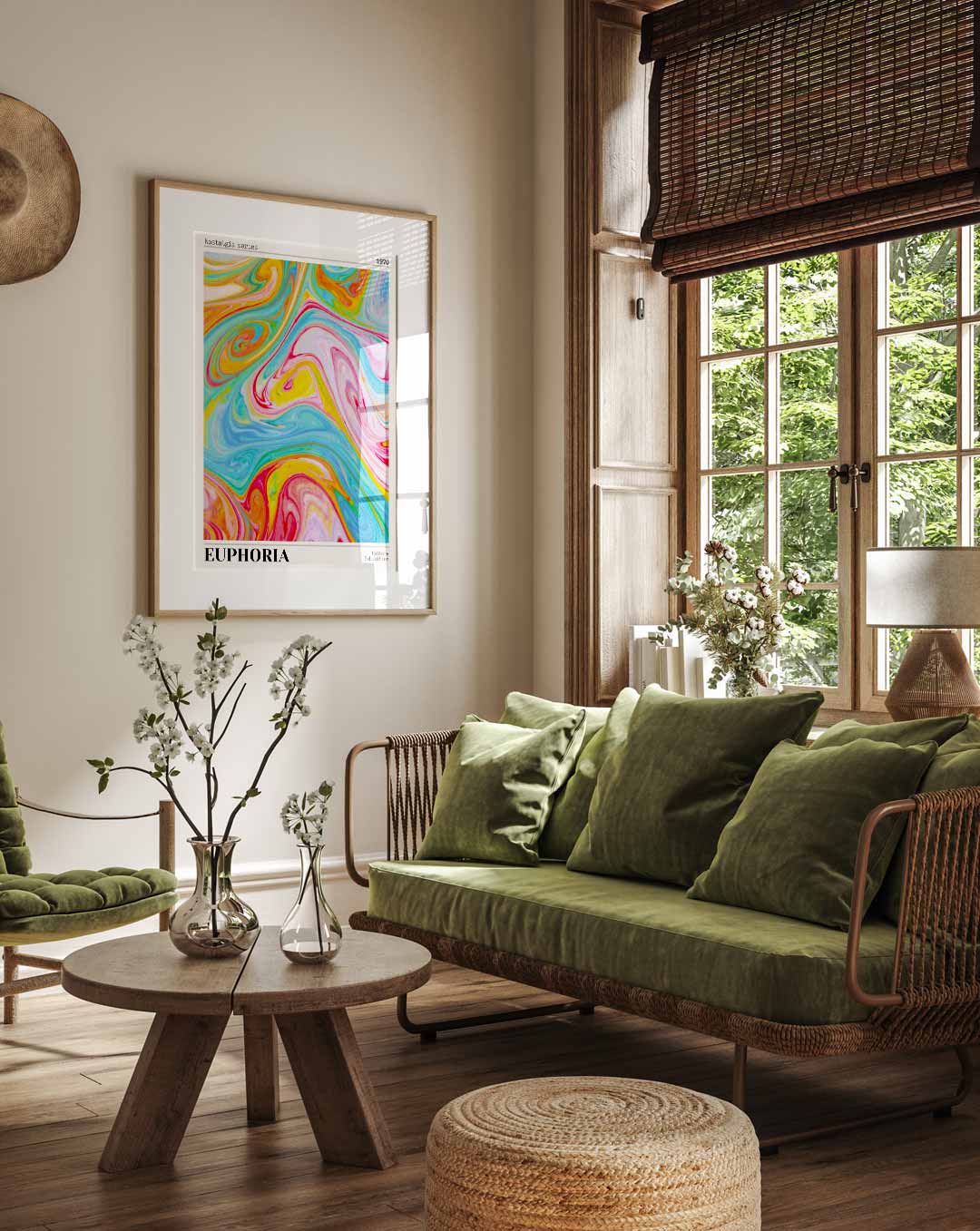 Vibrante Nostalgie Poster-WallArtistic