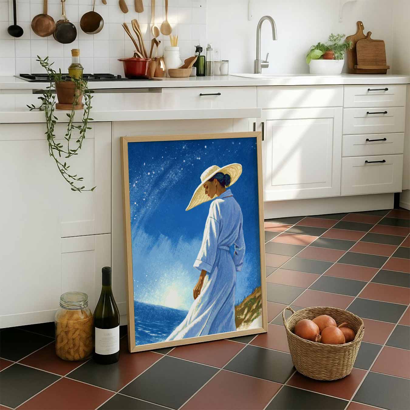 Dromerige Zomer Avond Poster-WallArtistic
