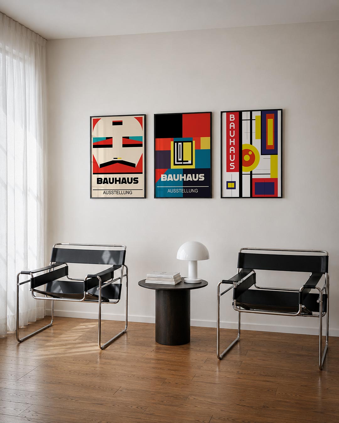 Kleurrijke vlakken Posterset