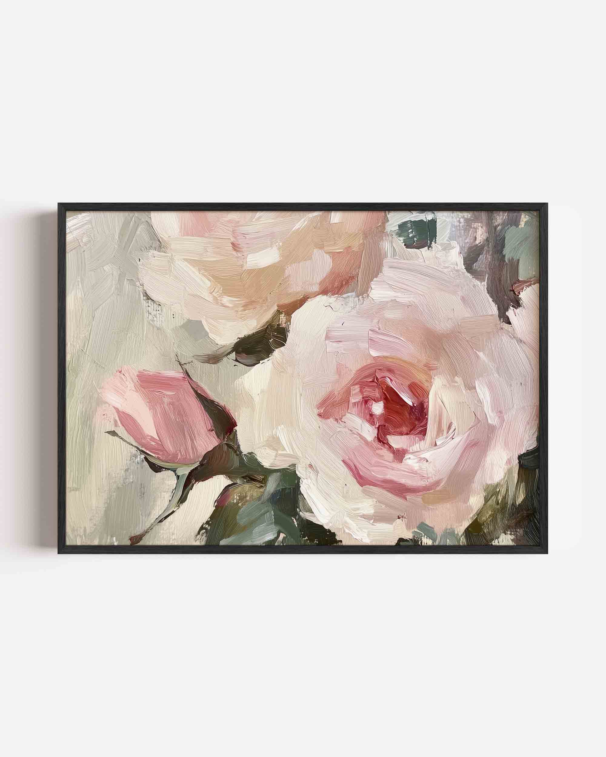 Rozen in zachte tinten Poster