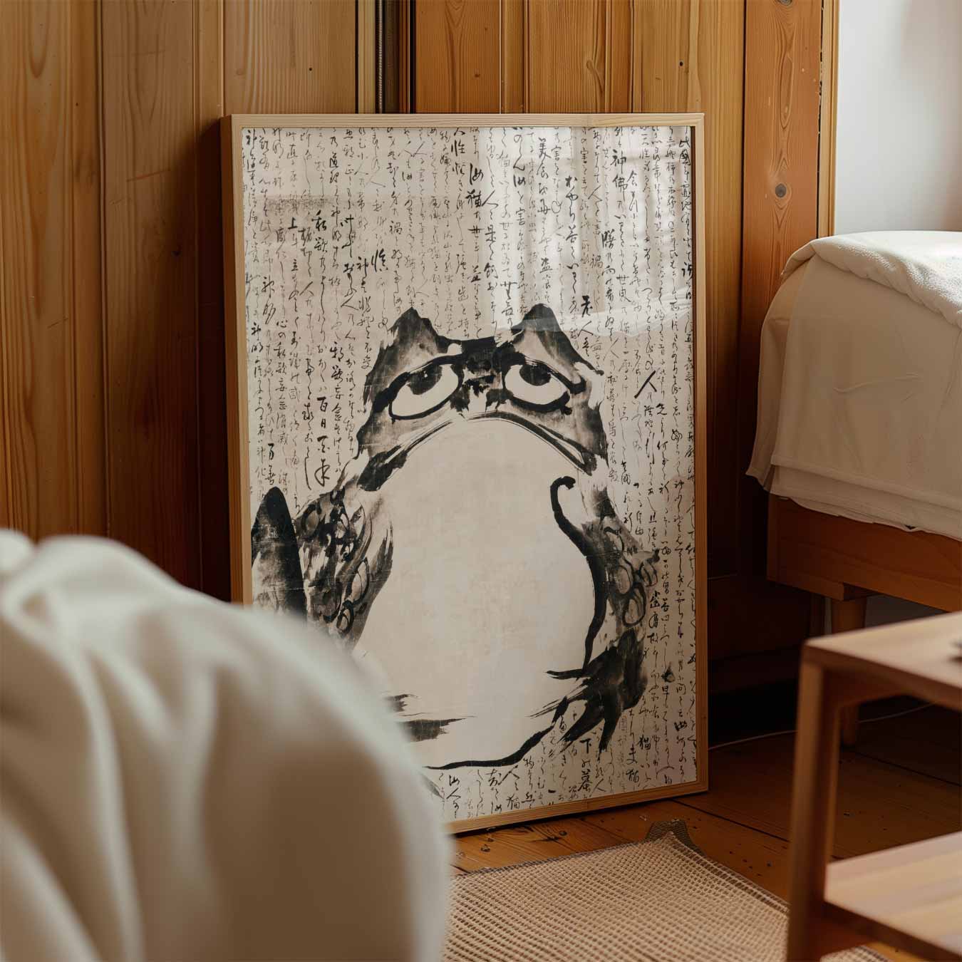 Japanse Kikkerkunst Poster-WallArtistic