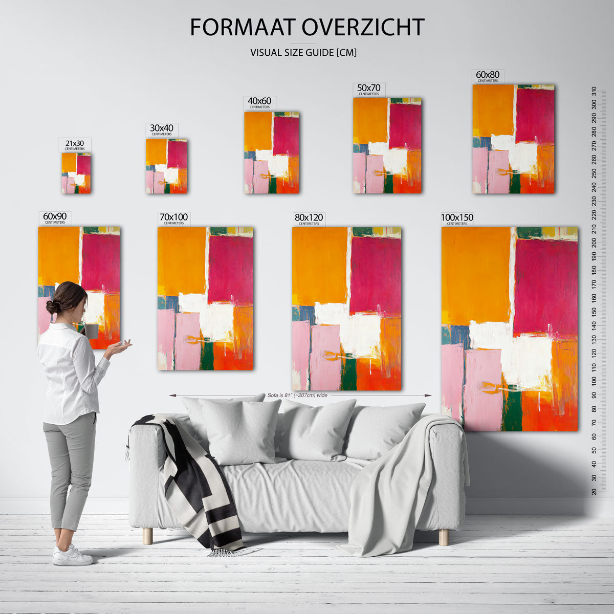 Abstracte vormen Poster