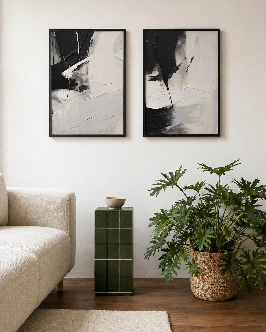 Dynamisch lijnenspel Posterset