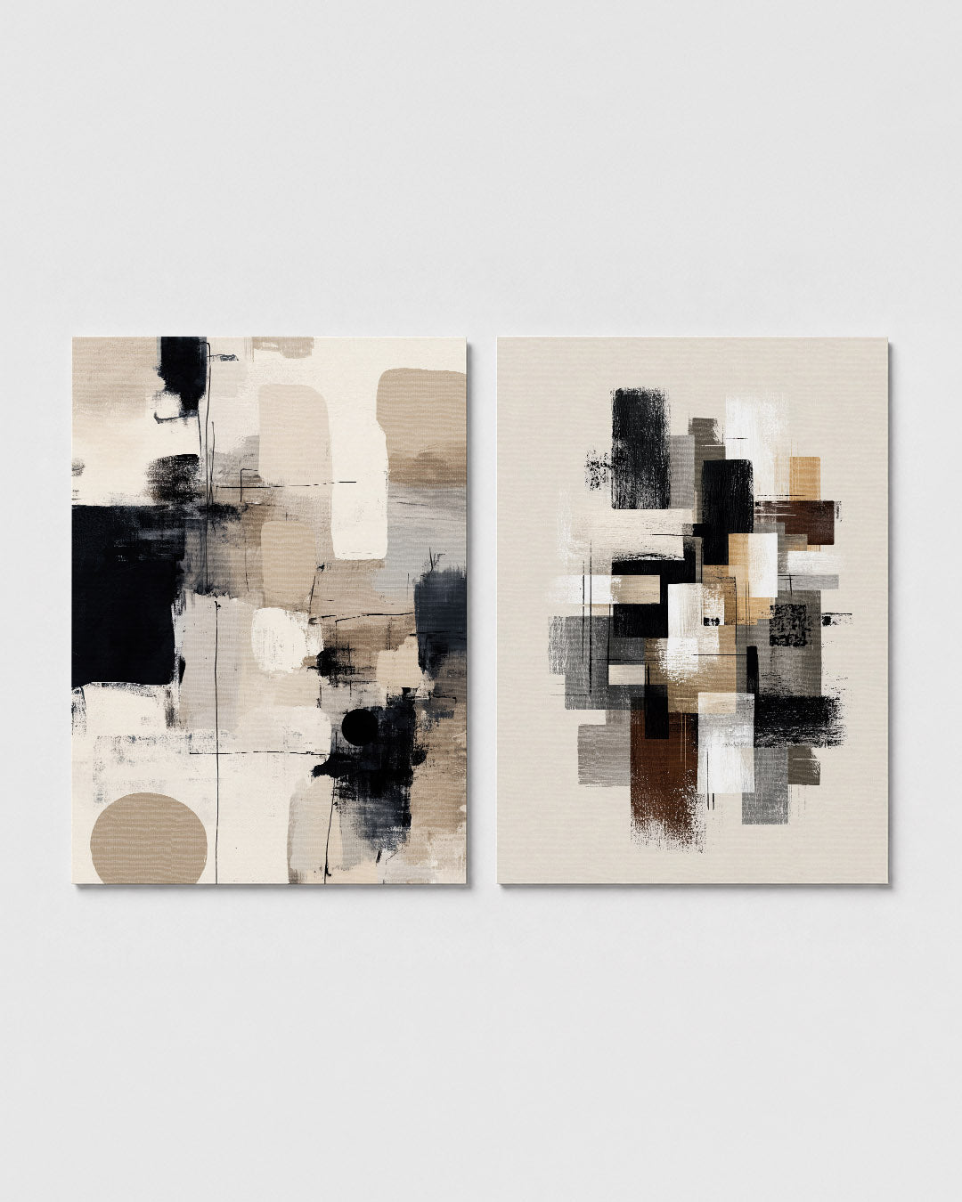 Vorm en kleurenspel Posterset