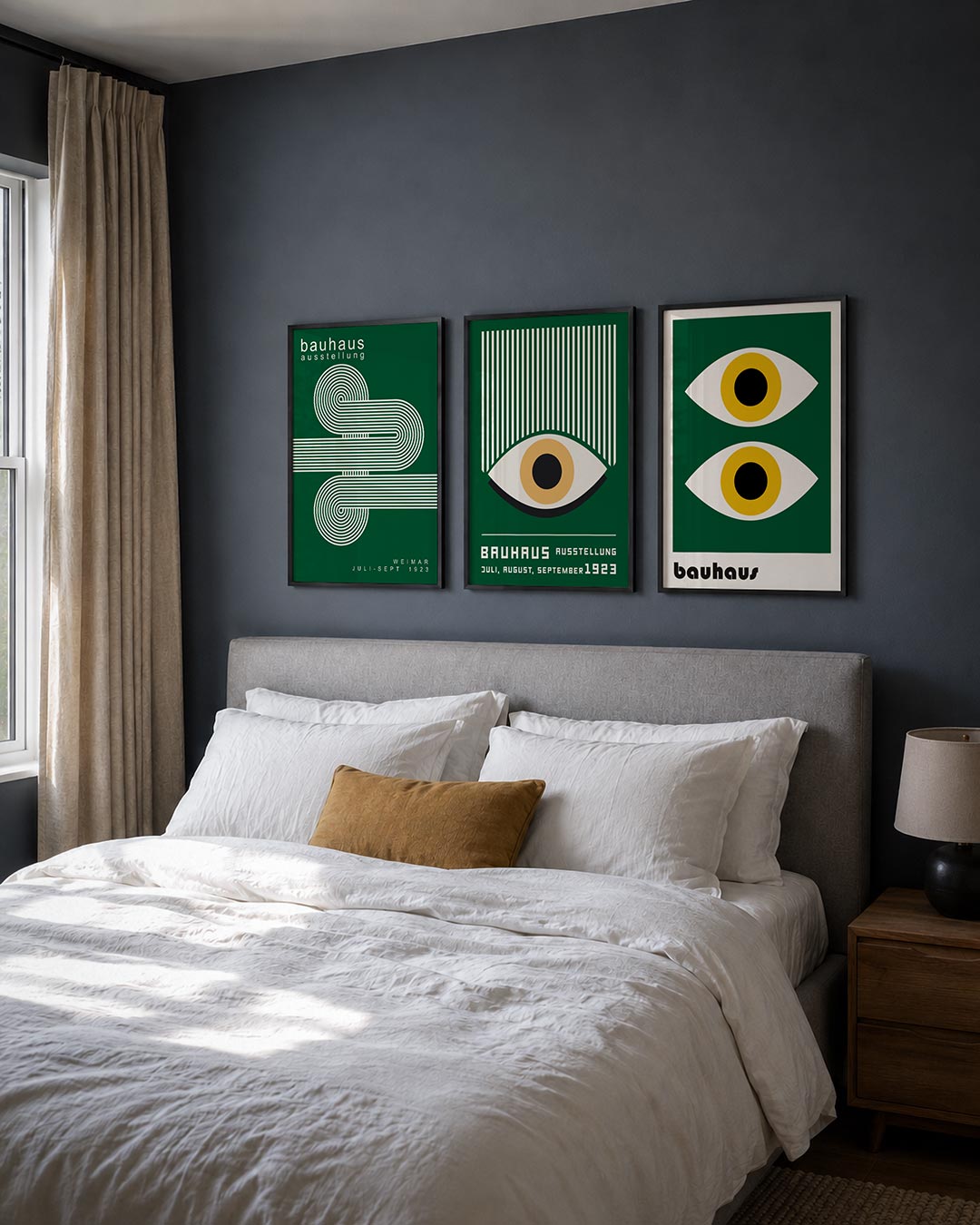 Lijnen en cirkelpatronen Posterset