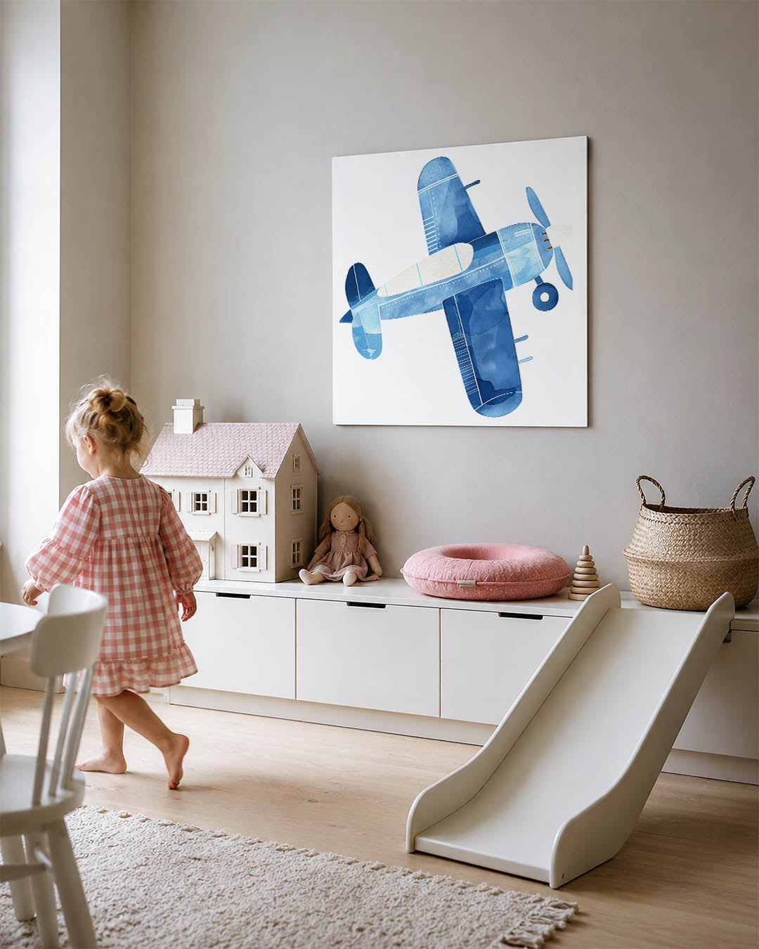 Vliegtuig illustratie Kunstwerk